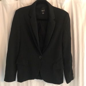 Aryn K jersey charcoal blazer size S